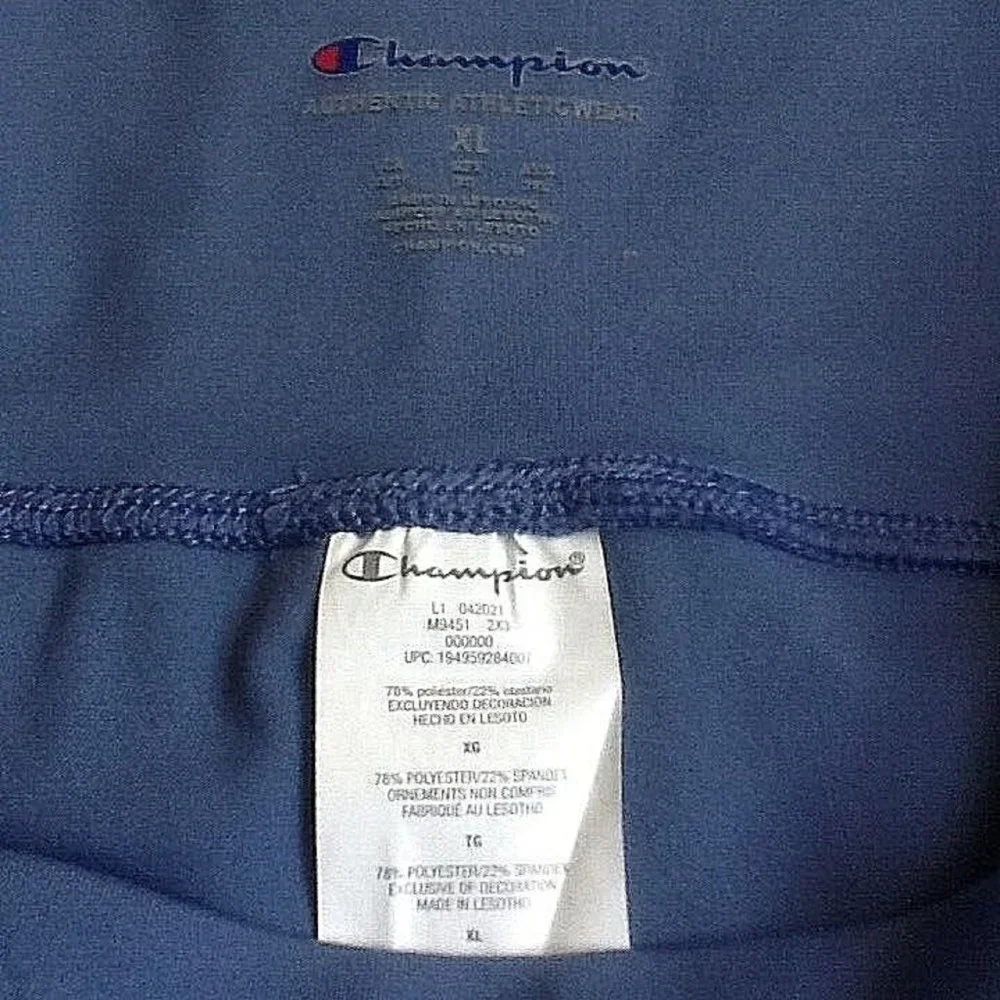 new Champion Soft Touch Eco High-Rise Tights - Women's Size XL - Seven Seas Blue